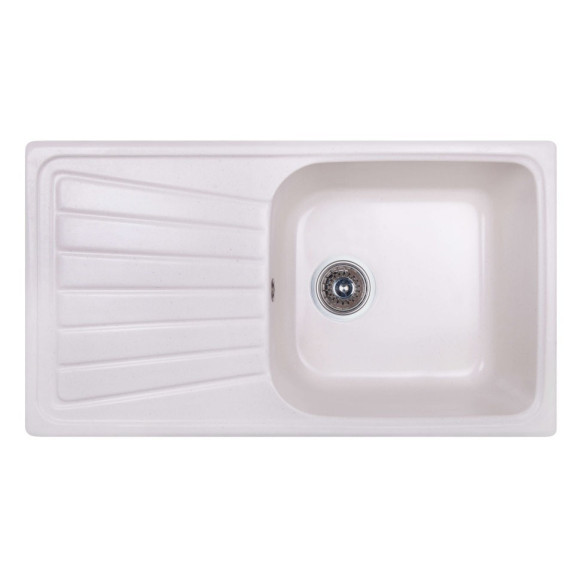 Кухонная мойка гранитная Cosh, 77x43, белый (COSH8146K203)