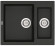 Кухонная мойка гранитная Vankor Orman, 61x49, черный (ORMAN OMP 03.61 BLACK)