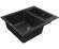 Кухонная мойка гранитная Vankor Orman, 61x49, черный (ORMAN OMP 03.61 BLACK)