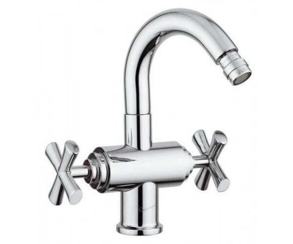 Змішувач для біде Emmevi Spirit New, двовентильний, хром (CR31004)