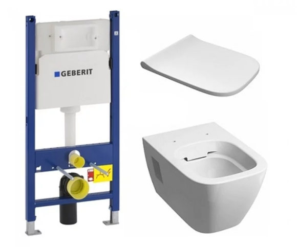 Комплект: Унитаз Kolo Modo + Инсталляция Geberit Duofix + Крышка Slim Soft-Close (L33120000+458.126.00.1+L30115000) Комплект: Унитаз Kolo Modo + Инсталляция Geberit Duofix + Крышка Slim Soft-Close (L33120000+458.126.00.1+L30115000)