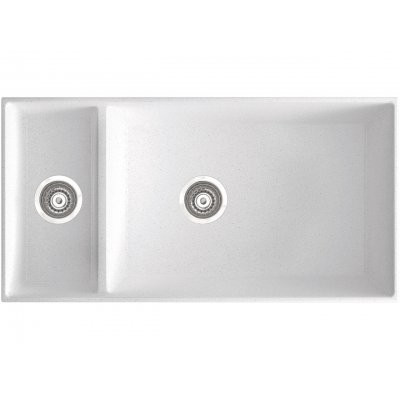 Кухонна мийка гранітна Marmorin Olwin, 87x45, білий (5255030)