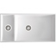 Кухонна мийка гранітна Marmorin Olwin, 87x45, білий (5255030)