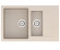 Кухонная мойка гранитная Vankor Orman, 80х49, бежевый (ORMAN OMP 04.80 BEIGE)