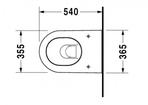 Унітаз підвісний Duravit Darling New (2545090000)