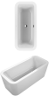 Ванна акриловая Villeroy&Boch Loop&Friends Square, 180х80 (UBA180LFS7PDV-01)