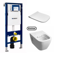 Комплект: Унітаз Kolo Modo Rimfree + Інсталяція Geberit Duofix + Кришка Soft-Close (L33120000+111.300.00.5+L30115000)
