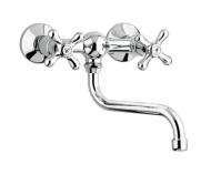 Змішувач для кухні Emmevi Deco Classic, двовентильний, хром (CR12005)
