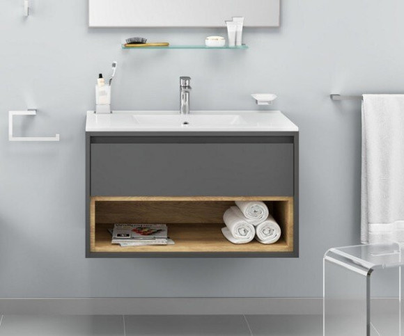 Тумба під умивальник Excellent Tuto, 60 (MLEX.0101.600.GRBL)