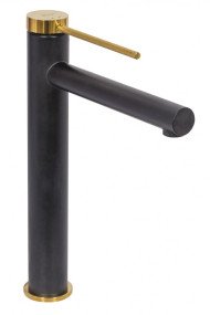 Cмеситель для умывальника Rea Grip, однорычажный, черный (REA-B9400)