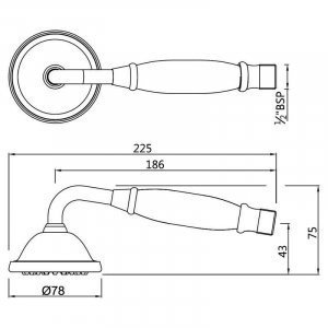 Ручной душ Jaquar (HSH-CHR-9537N) Ручной душ Jaquar (HSH-CHR-9537N)