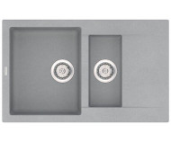 Кухонна мийка гранітна Vankor Orman, 80x49, сірий (ORMAN OMP 04.80 GRAY)