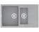 Кухонна мийка гранітна Vankor Orman, 80x49, сірий (ORMAN OMP 04.80 GRAY)