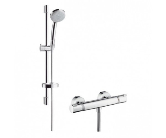 Душовий гарнітур Hansgrohe Croma 100 Vario+ Ecostat Comfort/Combi (27034000)
