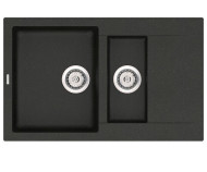 Кухонна мийка гранітна Vankor Orman, 80x49, чорний (ORMAN OMP 04.80 BLACK) Кухонна мийка гранітна Vankor Orman, 80x49, чорний (ORMAN OMP 04.80 BLACK)