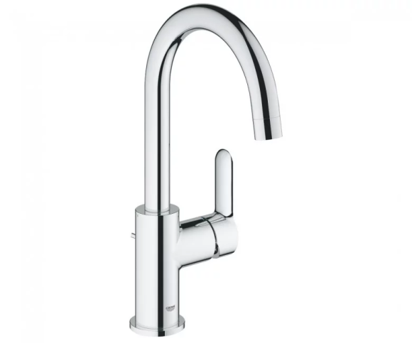 Змішувач для умивальника Grohe BauEdge, одноважільний, хром (23093000)