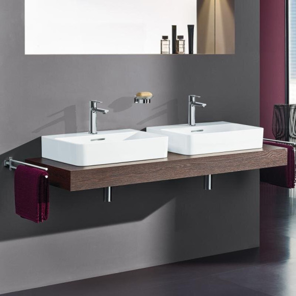 Змішувач для умивальника Grohe Lineare, одноважільний, хром (32114001)
