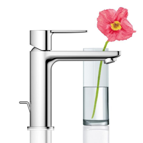 Змішувач для умивальника Grohe Lineare, одноважільний, хром (32114001)
