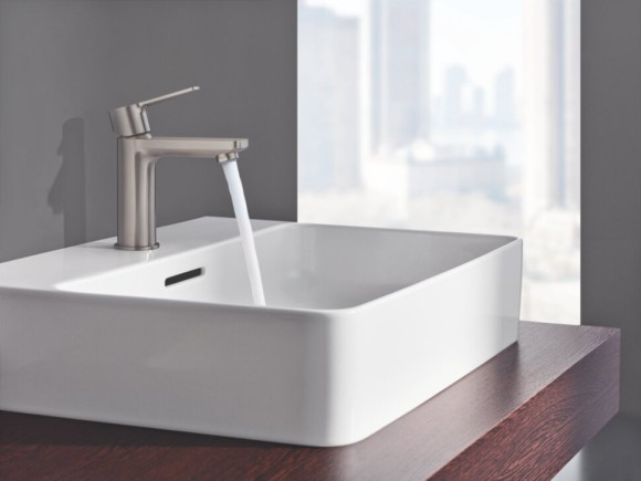 Змішувач для умивальника Grohe Lineare, одноважільний, хром (32114001)