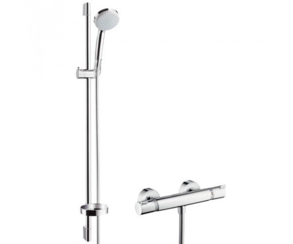 Душовий гарнітур Hansgrohe Croma 100 Vario+ Ecostat Comfort/Combi (27035000)