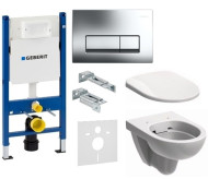 Комплект: Унітаз Kolo Nova Pro + Інсталяція Geberit Duofix + Кришка (M33120000+458.178.21.1+M30112000)