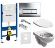Комплект: Унітаз Kolo Nova Pro + Інсталяція Geberit Duofix + Кришка (M33120000+458.178.21.1+M30112000)
