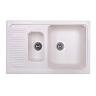 Кухонная мойка гранитная Cosh, 77x49, белый (COSH7749K203)
