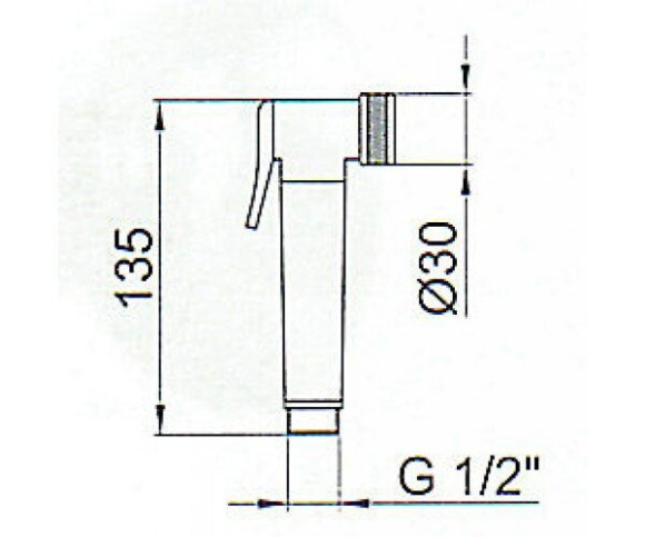 Гігієнічний душ Webert (AC0433.015)