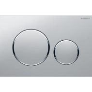 Змивна клавіша Geberit Sigma 20, матовий хром, глянцевий хром (115.882.JQ.1)