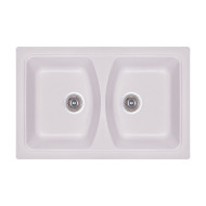 Кухонна мийка гранітна Cosh, 79x50, білий (COSH7950K203)
