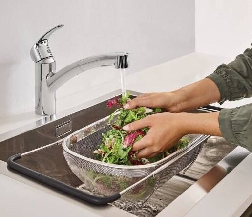 Змішувач для кухні Grohe Eurosmart, одноважільний, хром (30305000)