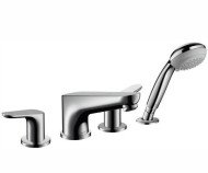 Смеситель для ванны Hansgrohe Focus E, двухвентильный, хром (31936000)