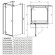 Душевая кабина Radaway Almatea KDJ+S, левая, 80x80 (31532-01-01L1)