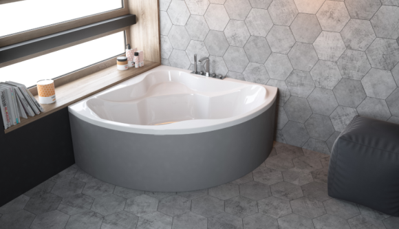 Ванна акрилова Radaway Keria, 150x150 (WA1-37-150X150U)