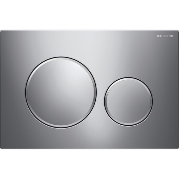 Змивна клавіша Geberit Sigma 20, глянцевий хром, матовий хром (115.882.KH.1)