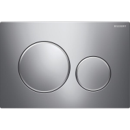Змивна клавіша Geberit Sigma 20, глянцевий хром, матовий хром (115.882.KH.1)