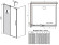 Душевые двери Radaway Espera Mirror KDJ 120L, левые (380132-71L)