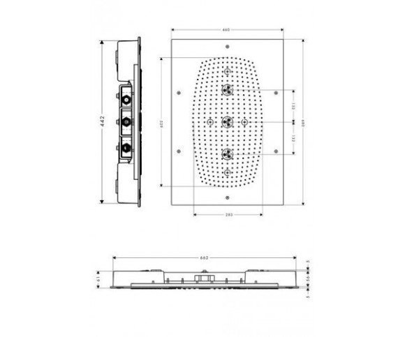Верхній душ Hansgrohe Raindance (28417000)