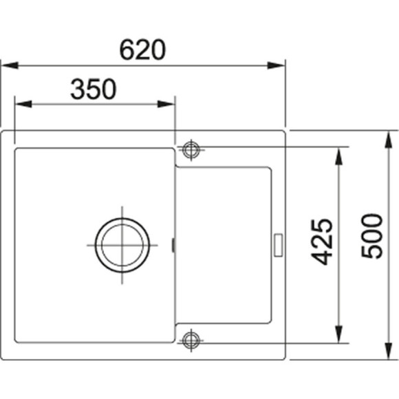 Кухонная мойка гранитная Franke MRG 611, 62x50, миндаль (114.0381.005) Кухонная мойка гранитная Franke MRG 611, 62x50, миндаль (114.0381.005)