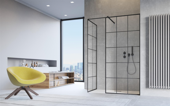 Душевая стенка Radaway Walk-In Modo New Black III Factory 130 (389134-54-55) Душевая стенка Radaway Walk-In Modo New Black III Factory 130 (389134-54-55)