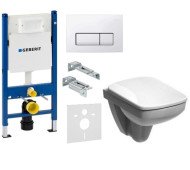 Комплект: Унитаз Kolo Nova Pro + Инсталляция Geberit Duofix + Крышка + Клавиша Delta 51 (M39018000+458.178.11.1+M30112000+115.105.11.1)