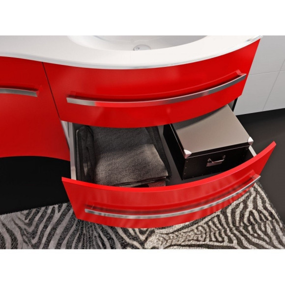 Тумба з умивальником Botticelli Vanessa, 108 (VNDR-110 RED)