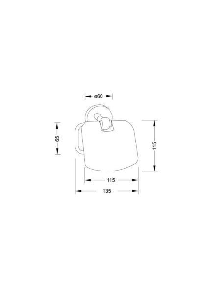 Держатель для туалетной бумаги Steinberg Serie 650 (650 2800)
