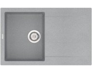 Кухонна мийка гранітна Vankor Orman, 78х48, сірий (ORMAN OMP 02.78 GRAY)