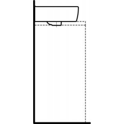 Умивальник накладний Laufen Pro, 45 (H8119520001041)