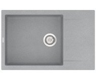 Кухонна мийка гранітна Vankor Orman, 78x50, сірий (ORMAN OMP 02.78 XL GRAY)