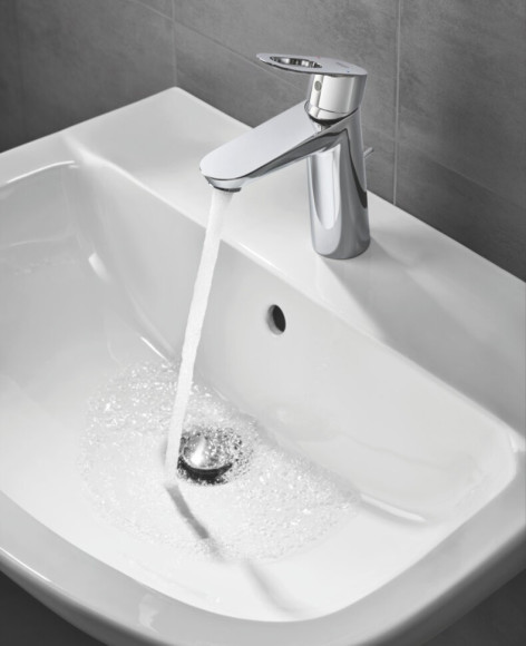 Змішувач для умивальника Grohe BauLoop, одноважільний, хром (23762000)