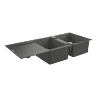 Кухонна мийка гранітна Grohe K500, 116x50, сірий (31647AT0)