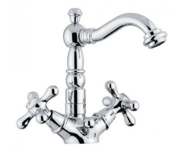 Cмеситель для умывальника Emmevi Deco Old, двухвентильный, бронза (BR12615)