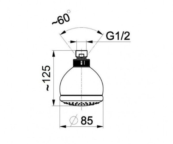 Верхній душ KFA Armatura (842-320-00)